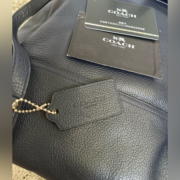 Coach Turnlock Backpack - Navy Blue - Picture 7 of 12